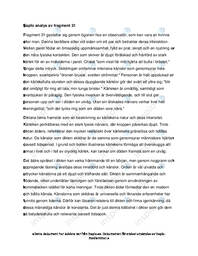 Sapfo Fragment 31 | Analys