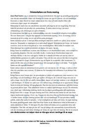 Existentialism | Livets mening | Utredande
