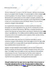 Kidfluencers is the new black