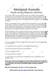 Speech About Aboriginal Australia