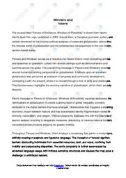 Winners and losers | Engelska