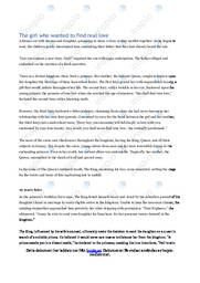 Summary of An english fairy tale | Engelska uppgfit