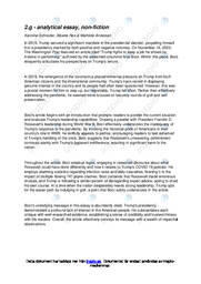 Trump fights for keeping his job