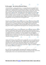 By the people | the election of Barack Obama